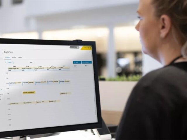 AXIS Audio Manager Pro simplifies scheduling and opens new public address